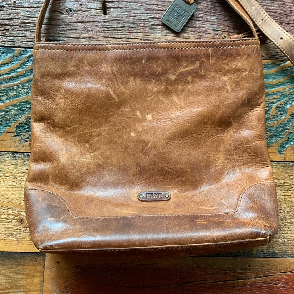 Frye Genuine Leather Crossbody Purse - Picture 2 of 6